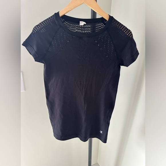 Champion Black Short Sleeve T-Shirt - Picture 1 of 6
